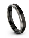 Band Couple Anniversary Ring Tungsten Matte Engagement Male Band Bands Woman - Charming Jewelers