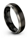 Wedding Bands Set for Mens and Lady Black Tungsten Carbide Bands Promise Band - Charming Jewelers