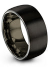 Personalized Wedding Ring Sets Tungsten Graduation Bands Men Band Love - Charming Jewelers