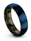 Wedding Bands Matching Sets Woman&#39;s Blue Tungsten Carbide Wedding Band Rings - Charming Jewelers
