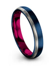 Her and Wife Matching Wedding Bands Special Edition Tungsten Ring 4mm 80 Year - Charming Jewelers