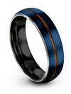 Guy Promise Band Blue Copper Tungsten Couple Matching Best Nurse Ring Happy - Charming Jewelers