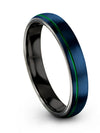 Tungsten Brushed Wedding Band Tungsten Carbide Wedding Rings Sets Set of Bands - Charming Jewelers