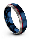 Ladies Metal Promise Rings Blue Men&#39;s Tungsten Wedding Ring Ladies Engagement - Charming Jewelers