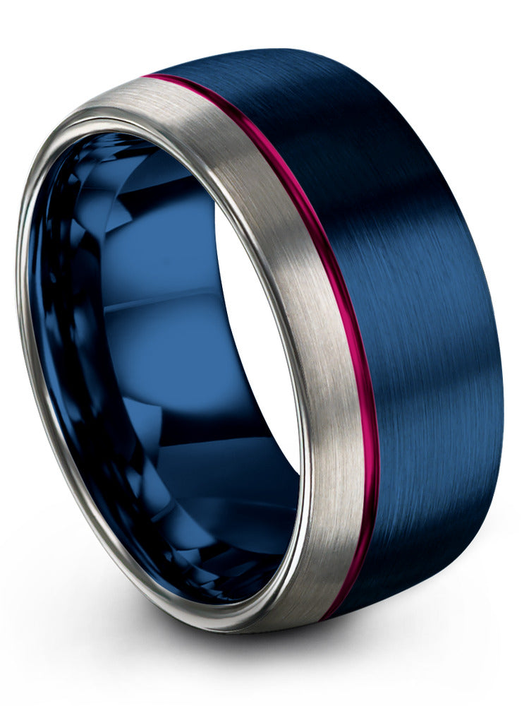 10mm Wedding Ring Tungsten Ring for Her and Her Band Guys