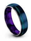 8th Wedding Anniversary Ring Blue Tungsten Carbide Cute Ring Sets for Womans - Charming Jewelers