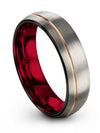 Tungsten Promise Band His and Girlfriend Tungsten Wedding Band Engraved Promise - Charming Jewelers