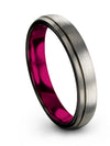 Special Edition Wedding Ring Tungsten Band Engrave Grey Carbide Ring Present - Charming Jewelers
