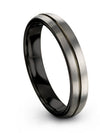 Brushed Wedding Band Exclusive Wedding Band Middle Finger Rings Small Gifts - Charming Jewelers