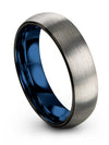 Grey Jewelry for Womans Wedding Tungsten Wedding Bands Grey Ring Band for Lady - Charming Jewelers