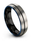 Matching Wedding Band Girlfriend and His Ladies 6mm Tungsten Wedding Rings Mid - Charming Jewelers