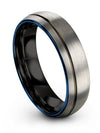 Weddings Ring for Men&#39;s Female Grey Tungsten Bands I Love You Rings Lady - Charming Jewelers