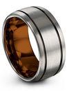 Small Wedding Band for Guy Woman Engagement Band Tungsten Carbide Guys Engraved - Charming Jewelers