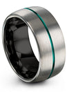Mens Wedding Rings Tungsten Her and Him Wedding Band Sets Small Bands Eleician - Charming Jewelers