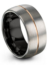 Engagement Man Wedding Bands Set Tungsten 10mm Band Female Rings Anniversary - Charming Jewelers