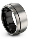 Personalized Wedding Rings for Guy Tungsten Rings Sets for Couples Mens - Charming Jewelers