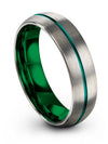 Modern Wedding Rings for Man Wedding Rings Grey Tungsten Grey Jewelry Mens - Charming Jewelers