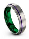 Matching Wedding Rings Him and Boyfriend Woman&#39;s Wedding Rings Grey - Charming Jewelers