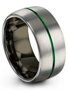Ladies Plain Promise Ring Tungsten Ring for Guys Judaism Engagement Mens Rings - Charming Jewelers