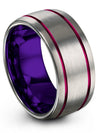 Couples Wedding Rings Tungsten Carbide Band Christmas Band for His Aunt Gift - Charming Jewelers
