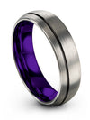 Solid Wedding Bands for Male Tungsten Ring for Couples Personalized Couple Ring - Charming Jewelers