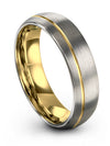 Wedding Ring Guys Grey One of a Kind Tungsten Ring Cousin Grey Promise Ring - Charming Jewelers