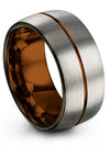 Wedding Rings for Guys Sets Tungsten Wedding Ring 10mm