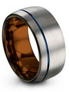 Tungsten Wedding Bands for Guys Man Engraved Tungsten Rings Fathers Day Nephew - Charming Jewelers