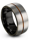 Plain Wedding Ring Sets for Husband and Girlfriend Special Tungsten Band - Charming Jewelers