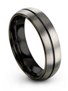 Grey Promise Ring Custom Tungsten Band for Men&#39;s Wedding Bands A Promise Ring - Charming Jewelers