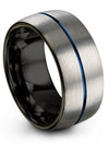 Woman Rings Wedding Ring Tungsten Rings Her and His Brushed Brother Present - Charming Jewelers
