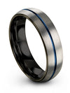 Wedding Ring Sets Guy and Guy Grey Plated Tungsten Band for Guy Unique Bands - Charming Jewelers