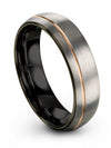 Wedding Band for Ladies and Guy Set Tungsten Ring for Couples Man Grey Rings - Charming Jewelers