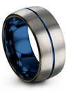 Men Ideas Grey Ring Tungsten Bands for Woman Love Rings for Couples Male - Charming Jewelers