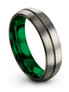 Wedding Rings Set Him and Fiance Tungsten Matching Tungsten Ring Couples - Charming Jewelers