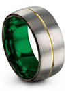 Wedding Bands and Rings Engagement Men Rings for Womans Tungsten Her Day Bands - Charming Jewelers