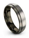 Guy Grey Wedding Ring Tungsten Grey Ladies Husband and Her Jewelry Set - Charming Jewelers