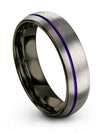 Womans Promise Rings Tungsten Grey Matching Wedding Bands for Couples Tungsten - Charming Jewelers