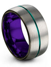 Wedding Bands His Tungsten Couples Bands Sets Grey Hand Birth Day Gift Engineer - Charming Jewelers