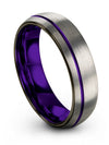 Simple Wedding Bands Sets Girlfriend and Husband Men&#39;s Tungsten Love Bands - Charming Jewelers