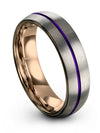 Solid Grey Wedding Band Tungsten Rings Band Matching Engagement Rings - Charming Jewelers