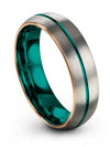Grey Metal Wedding Ring Exclusive Wedding Ring Grey Engagement Mens Ring - Charming Jewelers