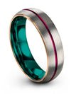 Plain Wedding Ring for Boyfriend and Wife 6mm Tungsten