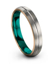 Minimalist Wedding Ring Tungsten Rings Set Minimalist Band for Male Set - Charming Jewelers