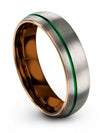 Wedding Bands for Men Small Tungsten Carbide Band Husband and Husband - Charming Jewelers