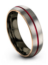 Wedding Band Woman&#39;s Grey Wedding Rings Sets for Him and Wife Tungsten Best Car - Charming Jewelers