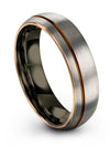 Wedding Rings Jewelry Tungsten Brushed Wedding Bands Couples Grey Band Guy - Charming Jewelers