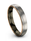 Wedding Bands Sets for Men&#39;s Grey Engraved Ring Tungsten Her and His Couples - Charming Jewelers