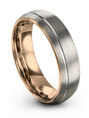 Grey Matching Promise Ring for Couples Tungsten Rings for Womans Customized - Charming Jewelers