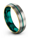 Tungsten Promise Ring Tungsten Rings for His Grey Black Bands Personalizable - Charming Jewelers